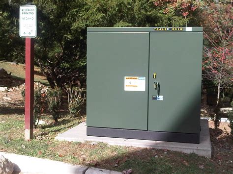 green electrical transformer box|green electrical box outside house.